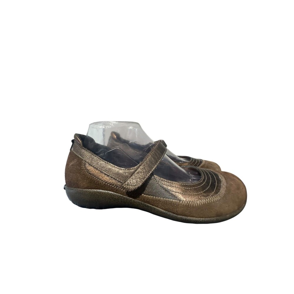 Naot Shoes Womens 41 Kirei Mary Jane Brown Comfort Casual Low Round Flats US 10